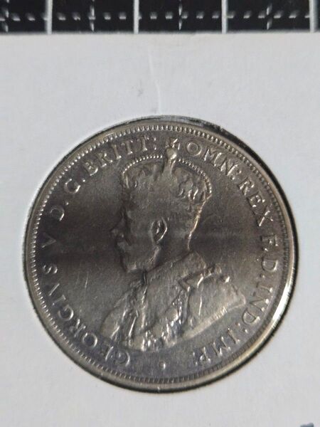 1936年 オーストラリア フローリン 銀貨 ジョージ5世 イギリス 古銭 アンティーク