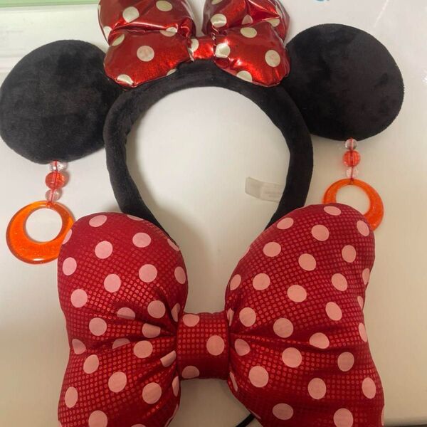 ディズニー カチューシャ ミニーマウス TDR シュシュ ミニー グッズセット TDL ディズニーシー ディズニーランド