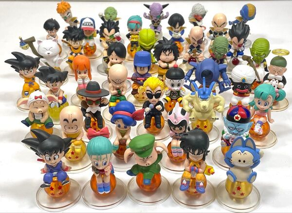 43点まとめ売り ドラゴンボール キャラプッチ フィギュア 孫悟空 ブルマ ウーロン 亀仙人 ヤムチャ プーアル クリリン ランチ