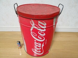 80年代 ビンテージ 1983年 コカ・コーラ Coke ティントラッシュ ブリキ 缶 ペール缶 旧車 ロカビリー 街道レーサー レトロ 昭和 当時物