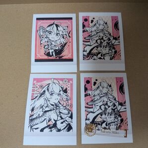 さくらみこ ぱしゃこれ ホロライブ 墨彩の宴ver 箔押し付き