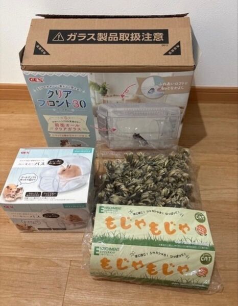 ハムスター クリアフロント30 ケース ハムスター飼育セット