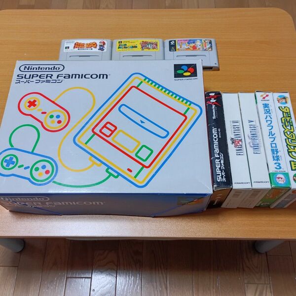 おまけソフト ビニール付き 任天堂 スーパーファミコン 本体 ニンテンドー