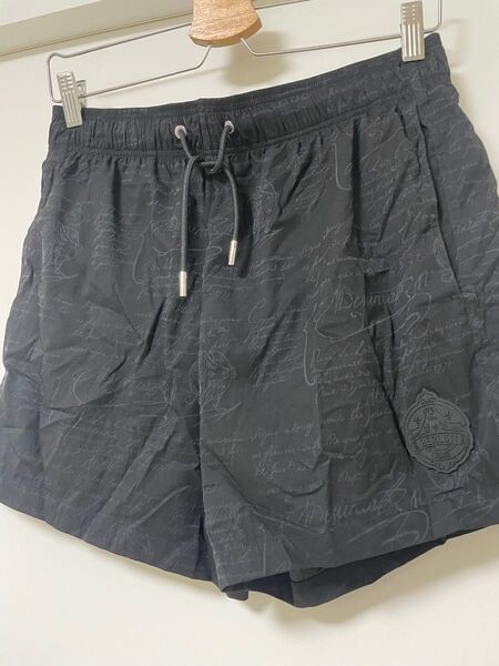 美品 Berluti ベルルッティ スクリット柄 水着 XS メンズ イタリア製 ショートパンツ スイムウェア