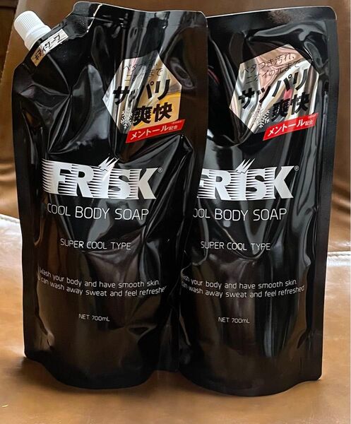 フリスク ボディソープ スーパークール 詰替用 700ml 2袋 クールボディソープ