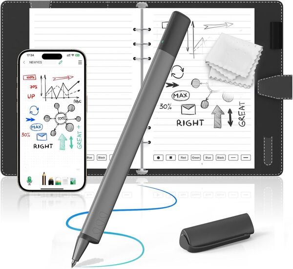 新品 sync pen 4 スマート ペン 電子 ノート インク 消せる 66言語対応 OCR メモ 手帳 保存機能付 デジタル化