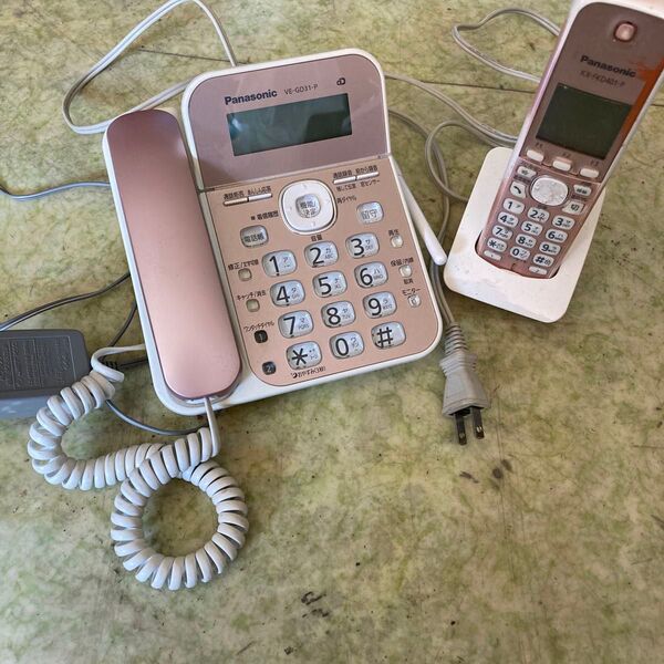 Panasonic ve-gd31-p コードレス電話機
