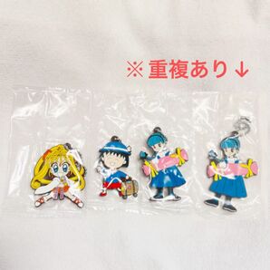 りぼん カプセルラバーマスコット ときめきトゥナイト ちびまる子ちゃん 神風怪盗ジャンヌ 4個セット カプセルトイ ガシャポン