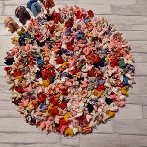 ハンドメイド くくり花 古布 300個セット