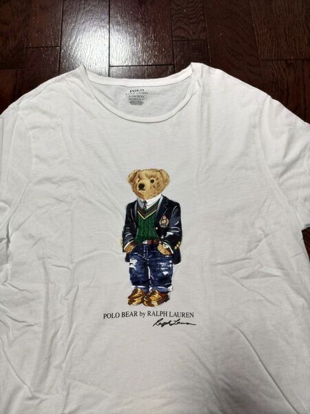 POLO RALPH LAUREN ポロベア Tシャツ XL 白 ジャケット デニム