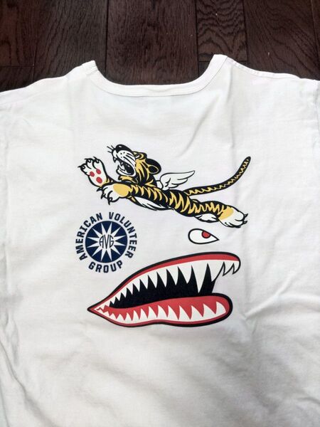 buzz ricksons Tシャツ M 白 虎