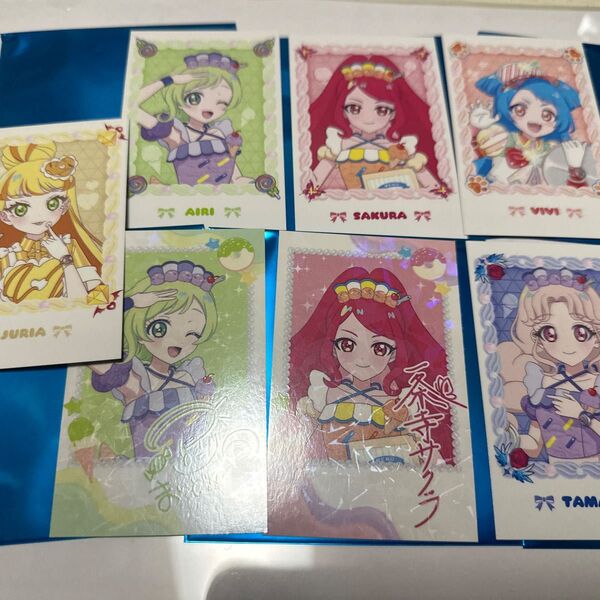 ひみつのアイプリ amo cafe プリパシャカード 7枚セット