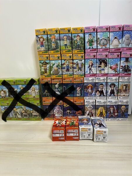 ワールドコレクタブルフィギュア ワンピース 40個セット 8体コンプ×3 ワーコレ フィギュア 未開封品 WCF