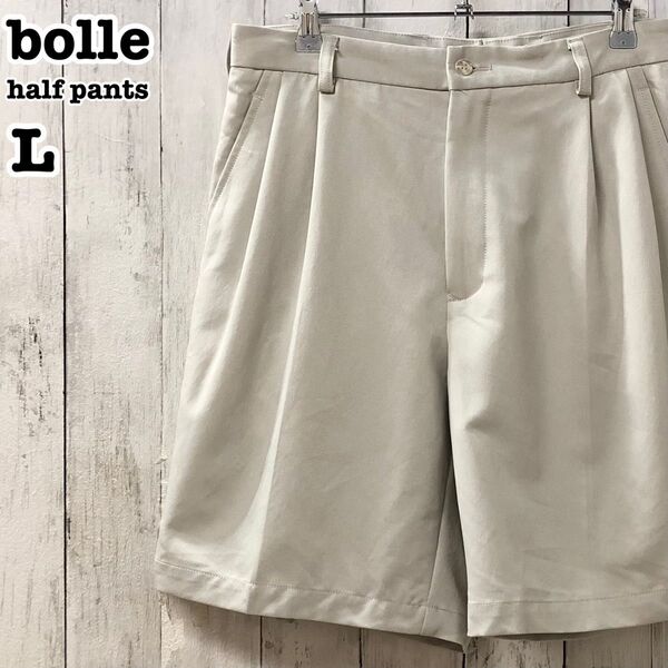 bolle GOLF US アメリカ古着 ツータック スラックスショーツ ハーフパンツ L