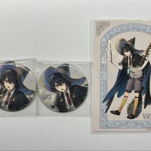 にじさんじあーるぴーじー アニメイトカフェ ブロマイド 缶バッジ ましろ爻