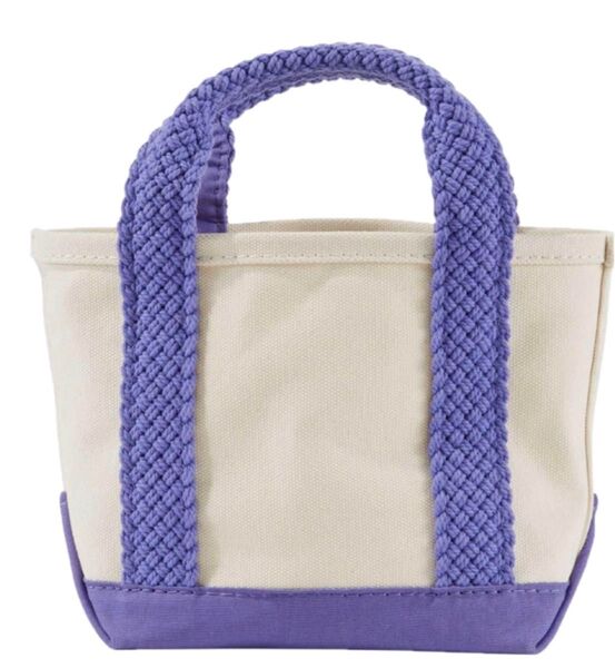 L.L.Bean ウェブハンドルトートバッグ ミニサイズ PERI キャンバス おしゃれ