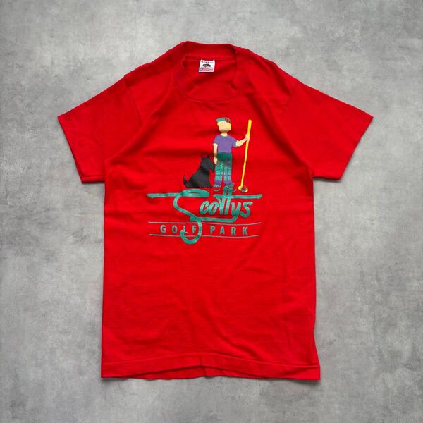 90s Fruit of The Loom Tシャツ vintage made in USA シングルステッチ ロゴ AU101