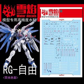 RG 1/144 ZGMF-X10A フリーダムガンダム専用水転写式デカール