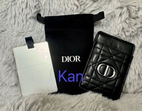 Dior ミラー カードケース 新品未使用 ノベルティ ディオール カナージュ