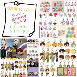 BTS、TinyTAN、BT21グッズ、宅急便コンパクト詰め詰め福袋セット!入るだけ!