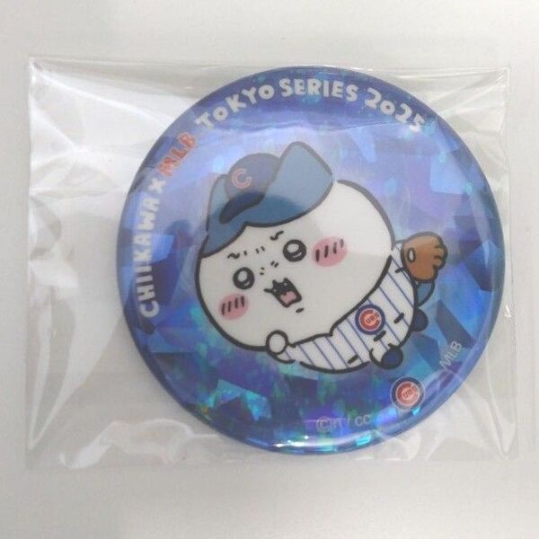 ちいかわ ハチワレ 缶バッジ 2025 MLB 東京シリーズ