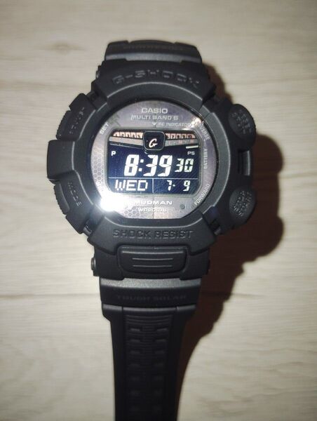 極美品 G-SHOCK マッドマン ブラック GW-9010MB-1JF 反転