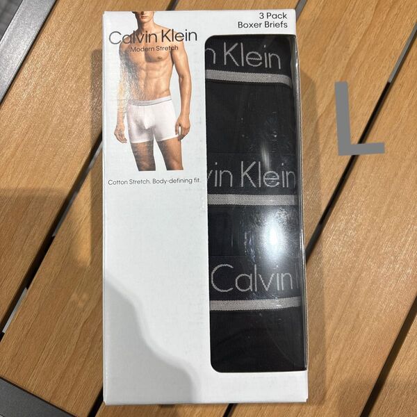 Calvin kleinカルバンクライン ボクサーパンツ 3枚セット ブラック Lサイズ