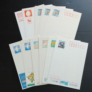 絵入りはがき さくらめーる かもめーる エコはがきなど11枚セット みちのく民話 ひよこ 八重の桜ほか⑤