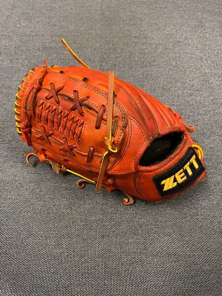 良型 プロステイタス 野球 硬式グローブ 一般用 大人 左投げ グラブ オールラウンド 投手 左利き ゼット ZETT オレンジ