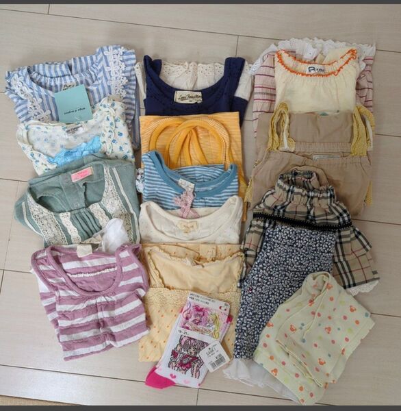 新品 中古 トップス ワンピース スカート Tシャツ 半袖 まとめて セット 女の子 100サイズ