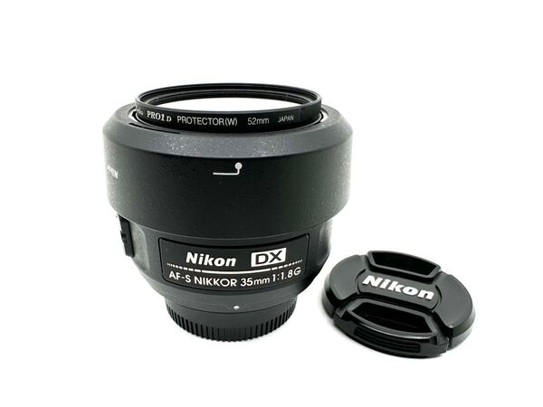 Nikon AF-S NIKKOR 35mm 1:1.8G DX レンズ と Kenko プロテクターレンズ付き