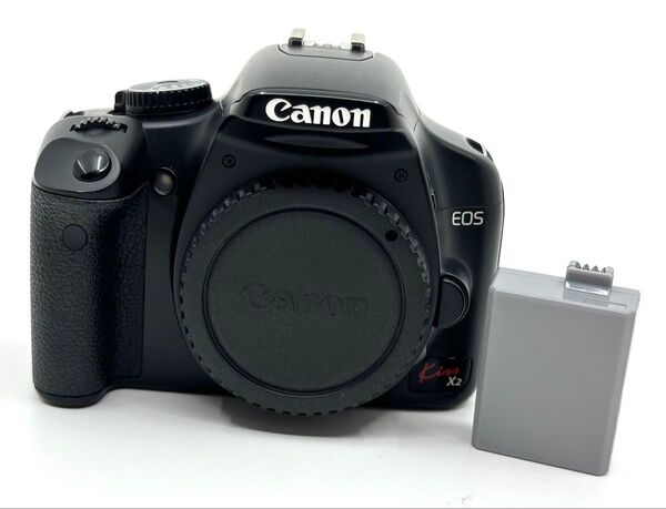 Canon EOS Kiss X2 デジタル一眼レフカメラ ブラック 充電器なし