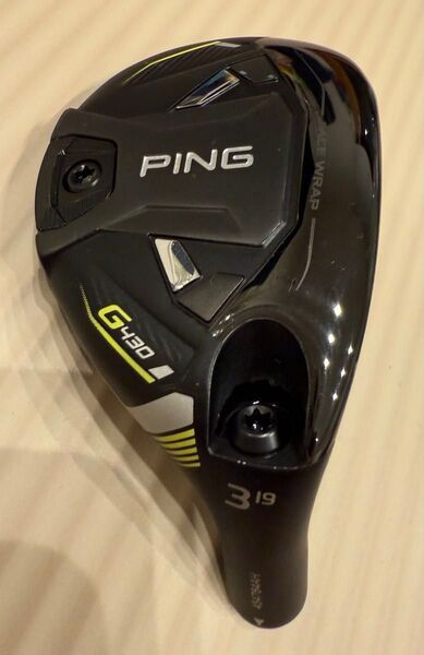 ピンG 430 3番ユーティリティ19度 ベッドのみ ヘッドカバー無し