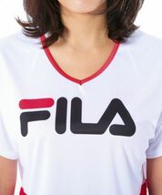 12431 新品　ＦＩＬＡ　フィラ　Tシャツ付タンキニショートパンツ４点セット　赤黒 レディース　9号　M_画像6