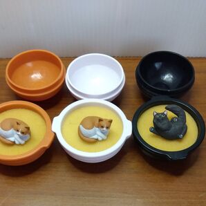 【予約商品です】猫のフィギュア カプセルトイ 3個セット