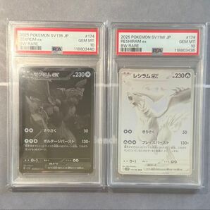 ポケモンカードゲーム ゼクロムex レシラムex BWR PSA10