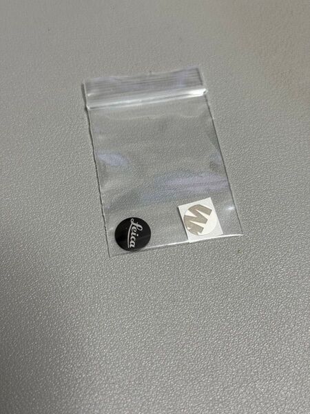 【新品】鉄製 ライカ ロゴ ステッカー 10mm Black