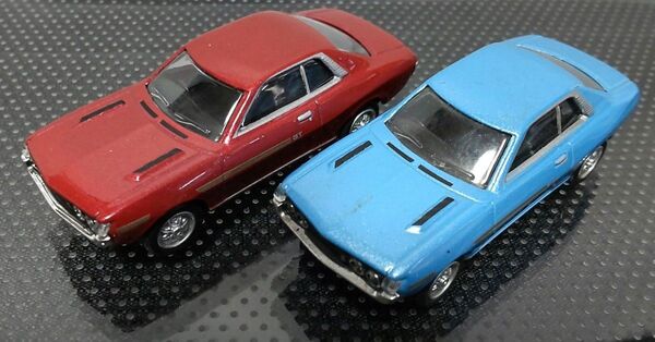 1/64 トヨタ セリカ 1600GT(TA22) 2台セット ミニカー