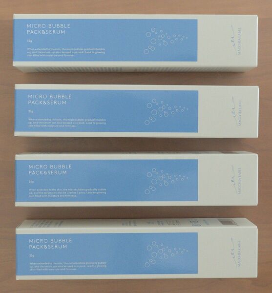 ☆新品未開封☆ マキアレイベル マイクロバブルパック&セラム 35g x 4本