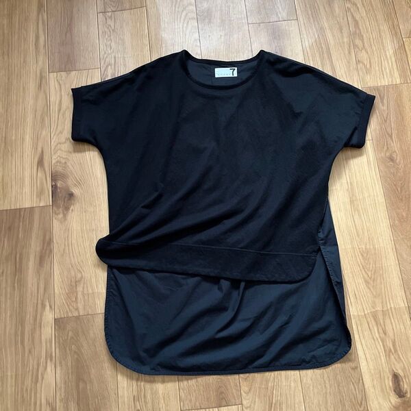 soeur7 スール スコットクラブ 異素材半袖Tシャツカットソー ブラウス