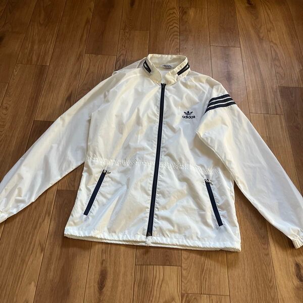 ヴィンテージ 80s adidas アディダス ナイロンジャケット デサント製