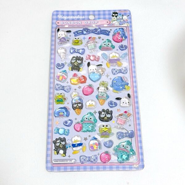 はぴだんぶい ハンギョドン シール 1枚セット サンリオ バツ丸 タキシードサム ボンボンドロップ BONBON DROP