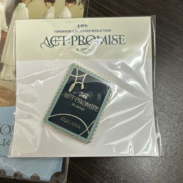 【新品】TXT ACT PROMISE 限定 ピンバッジ 福岡 Fukuoka ピンバッチ TOMORROW X TOGETHER
