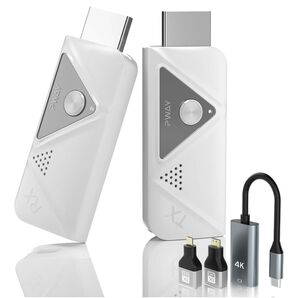 ワイヤレスHDMI 小型 拡張モード 4台増設可能 送受信気セット 無線化 新品未使用