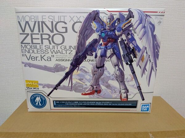 【新品未組立】MG 1/100 ウイングガンダムゼロEW Ver Ka クリアカラー