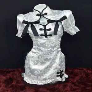 チャイナドレス コスプレ 衣装 パーティー チャイナ服 ホワイト
