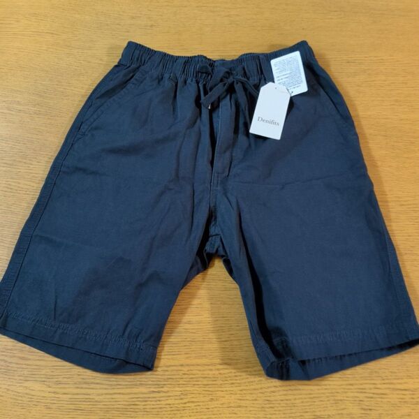 W☆新品☆Denifits☆ハーフパンツ☆半ズボン☆サイズM☆ネイビー☆男性用☆No.2669