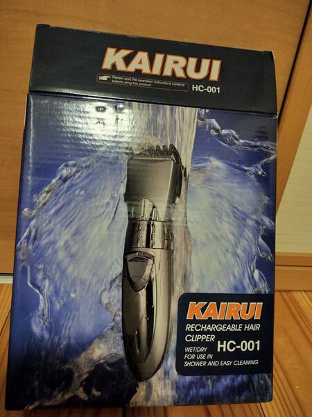 電動バリカン 家庭用 充電式 KAIRUI HC-001 洗える ヘアトリマー ヒゲカミソリ ブレード部分装着出来ず