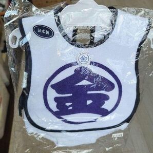 【新品】ベビー金太郎スタイ 80 夏祭り 花火大会 金太郎 甚平 スタイエプロン