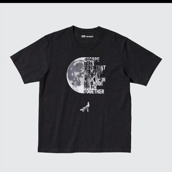 新品 ファイナルファンタジー トルガル UT 半袖 Tシャツ グラフィックT 月 狼 綿100 黒 XL ユニクロ Tシャツ